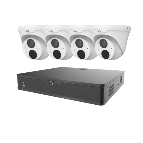 Uniview Unv Ip Camera Kit Channel Nvr X Mp Ip Turrets Tb Hdd